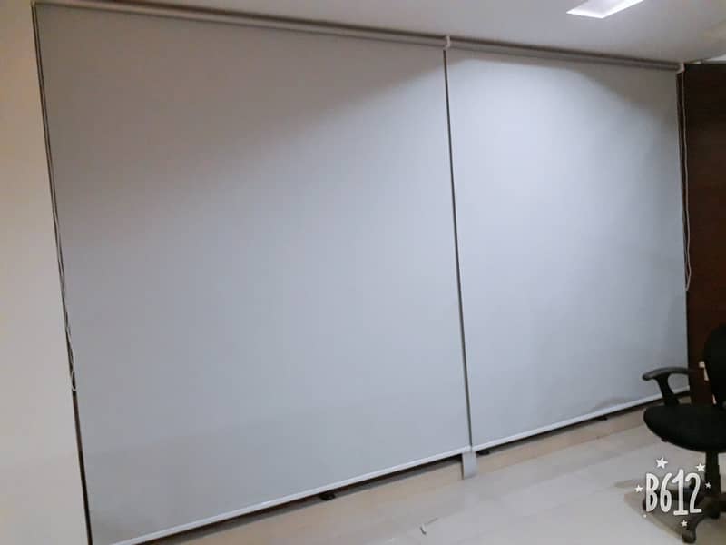 Heat block window blinds roller blinds wireless blinds Office design 0