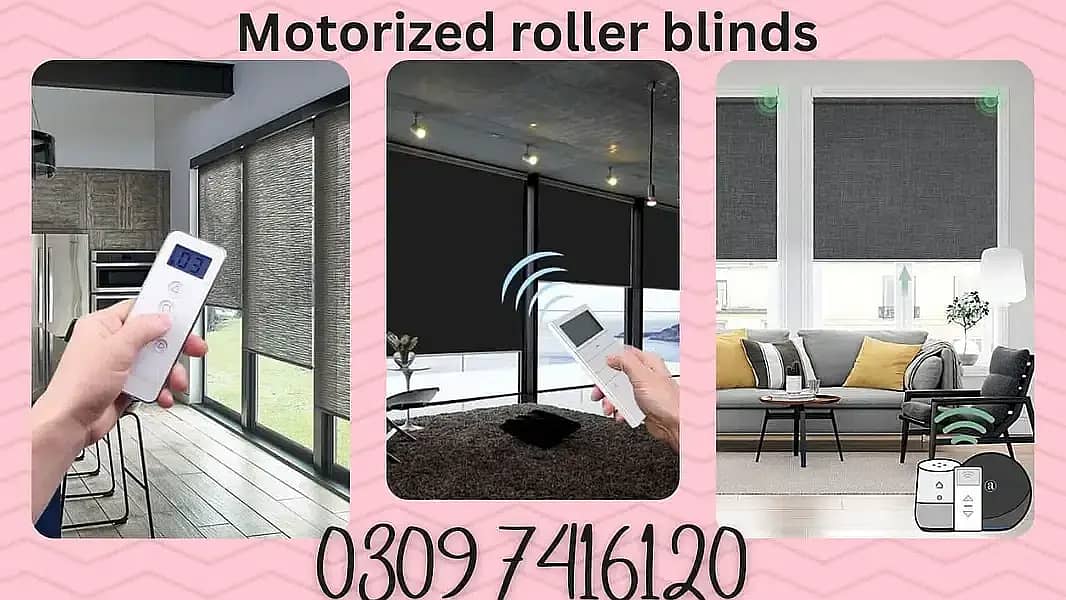 Heat block window blinds roller blinds wireless blinds Office design 4