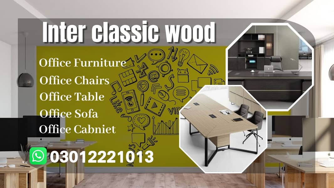Office Table, Manager Table, Executive Office Table, Office Furniture 0