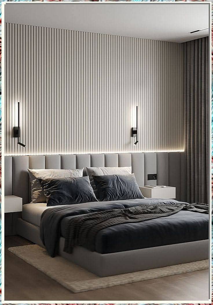 Gypsum Dry Wall Partition | pvc wall panelFalse ceiling| wood flooring 18