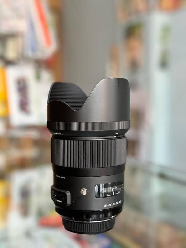 Sigma 35mm 1.4 ART Lens Nikon Mount 10/10++ Scratchless Condition 0