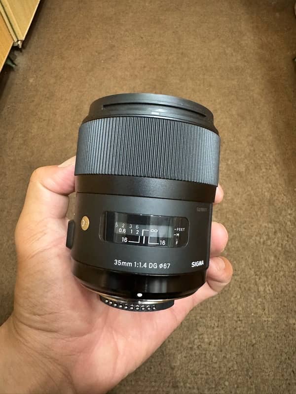 Sigma 35mm 1.4 ART Lens Nikon Mount 10/10++ Scratchless Condition 3