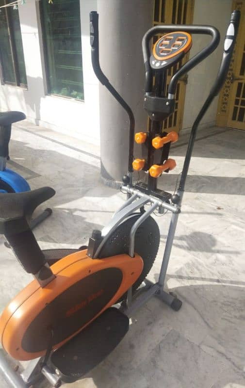 exercise cycle elliptical cross trainer magnetic upright bike gym 12