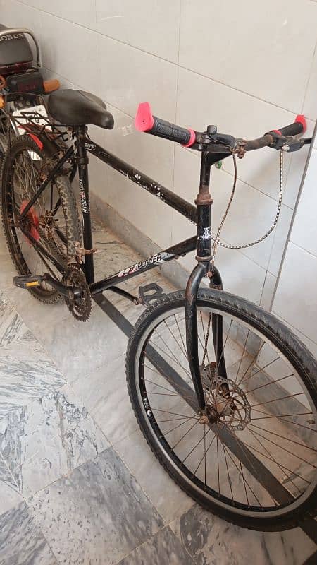 Full size bicycle black colour 1