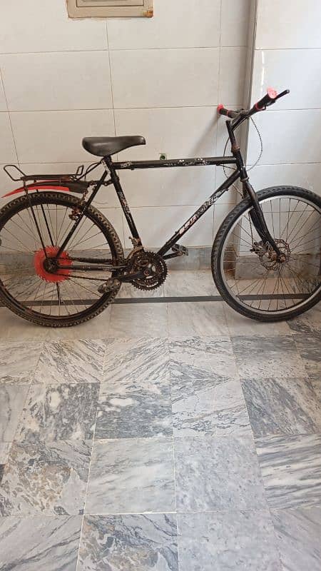 Full size bicycle black colour 2