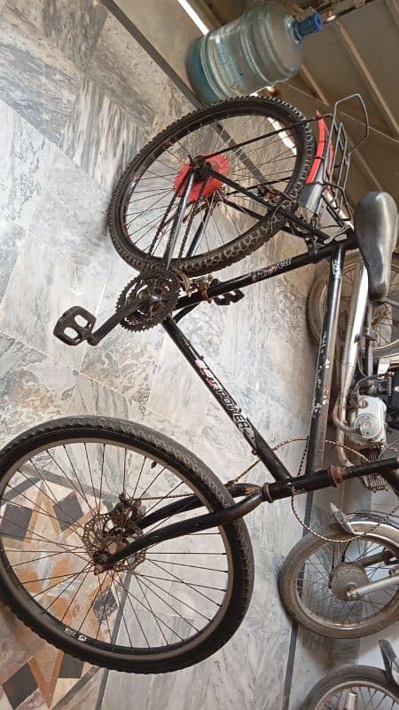 Full size bicycle black colour 3