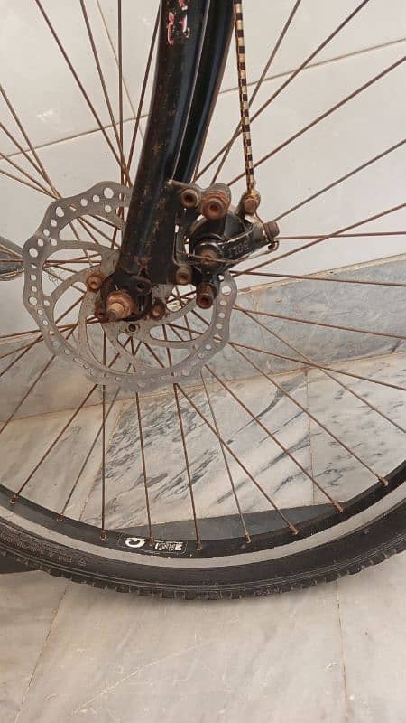 Full size bicycle black colour 6