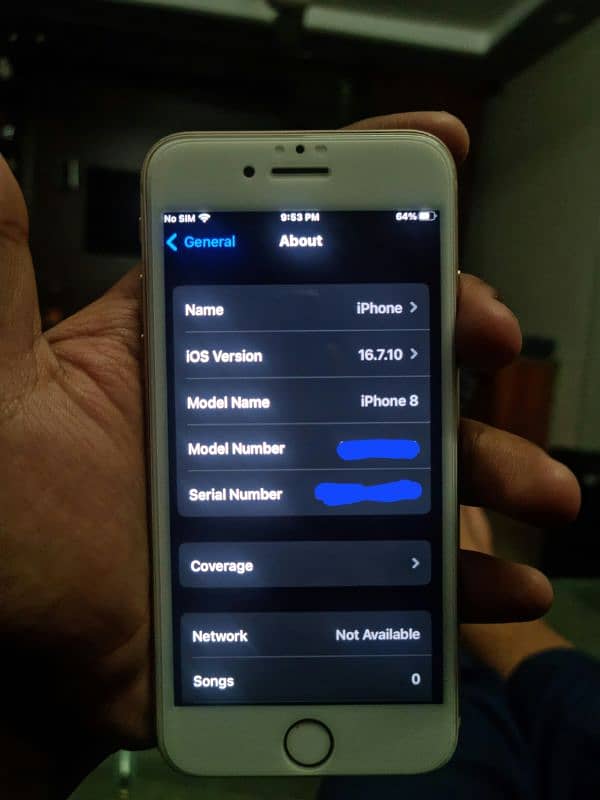 IPHONE 8 10/10 NON PTA 64GB exchange possible with samsung A32 8