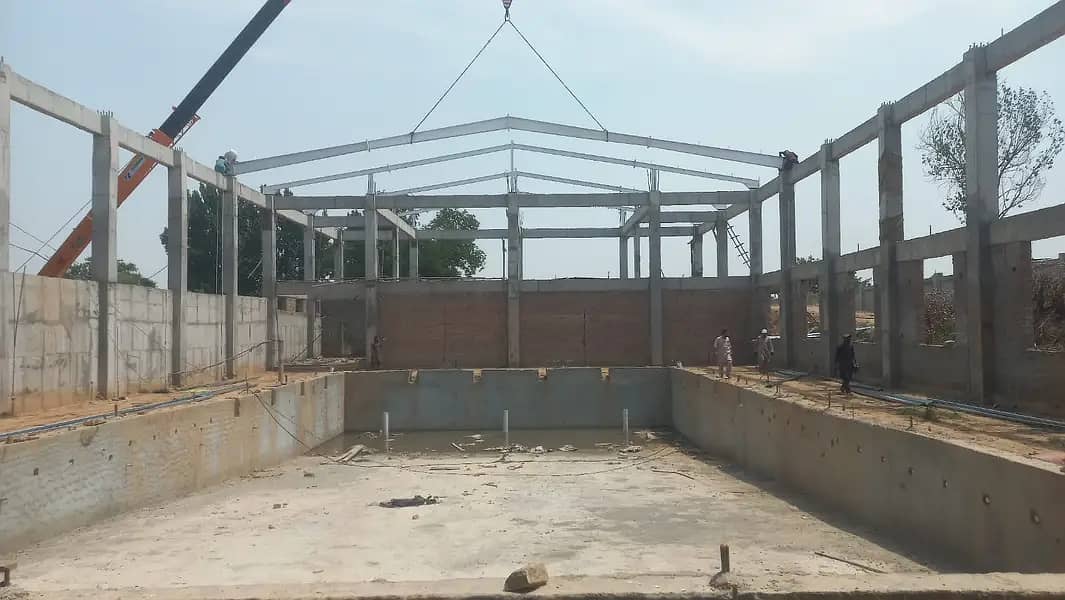 Prefabricated buildings and steel structure industrial sheds 4