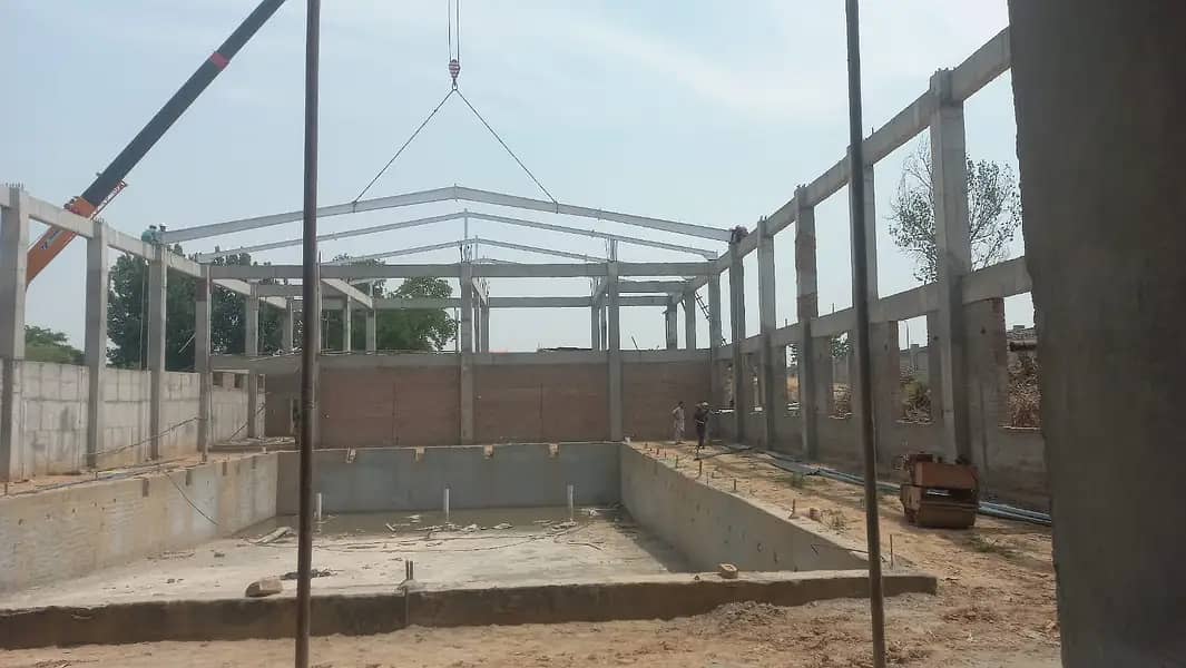 Prefabricated buildings and steel structure industrial sheds 5