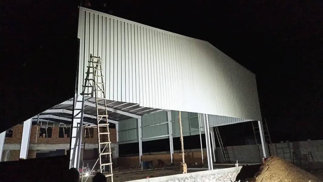 Prefabricated buildings and steel structure industrial sheds 7