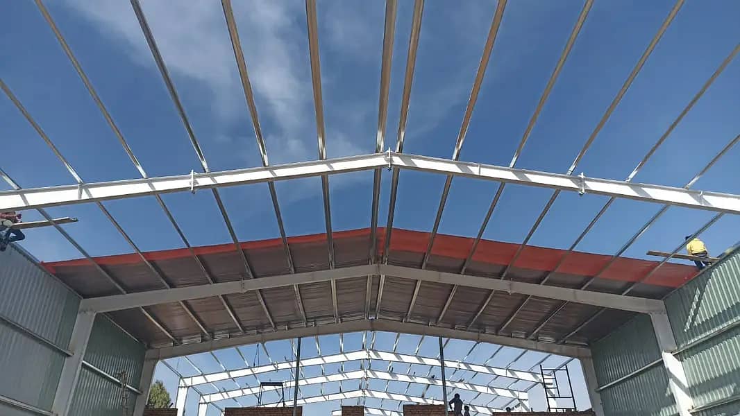 Prefabricated buildings and steel structure industrial sheds 10