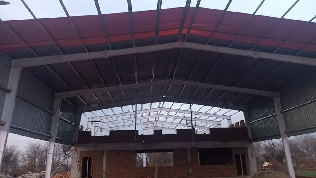 Prefabricated buildings and steel structure industrial sheds 11