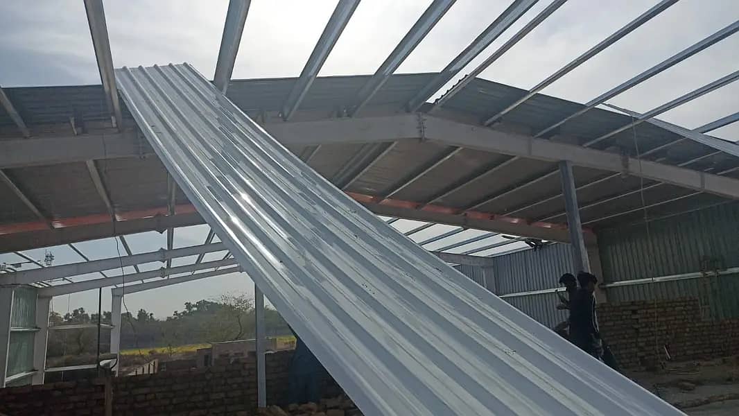 Prefabricated buildings and steel structure industrial sheds 12