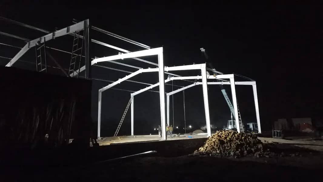 Prefabricated buildings and steel structure industrial sheds 18