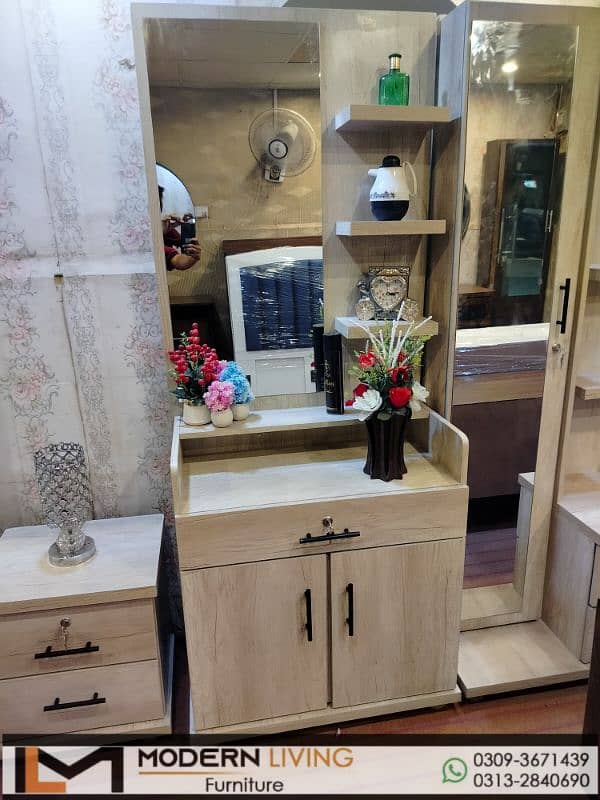 Dressing Tables Round Mirror And Full Mirror Best Quality 0