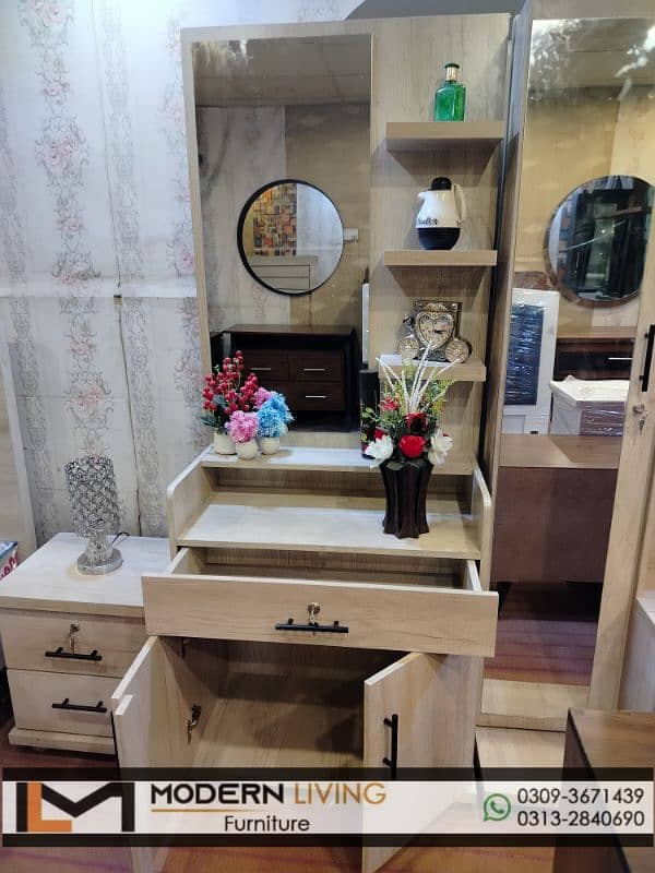 Dressing Tables Round Mirror And Full Mirror Best Quality 17