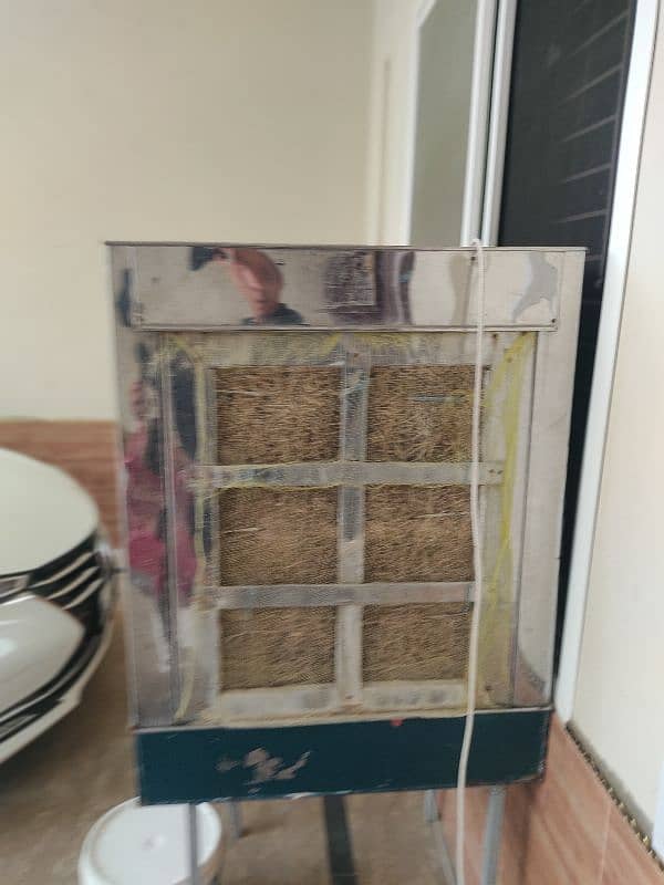 room cooler good condition steal body and full size with stand 3