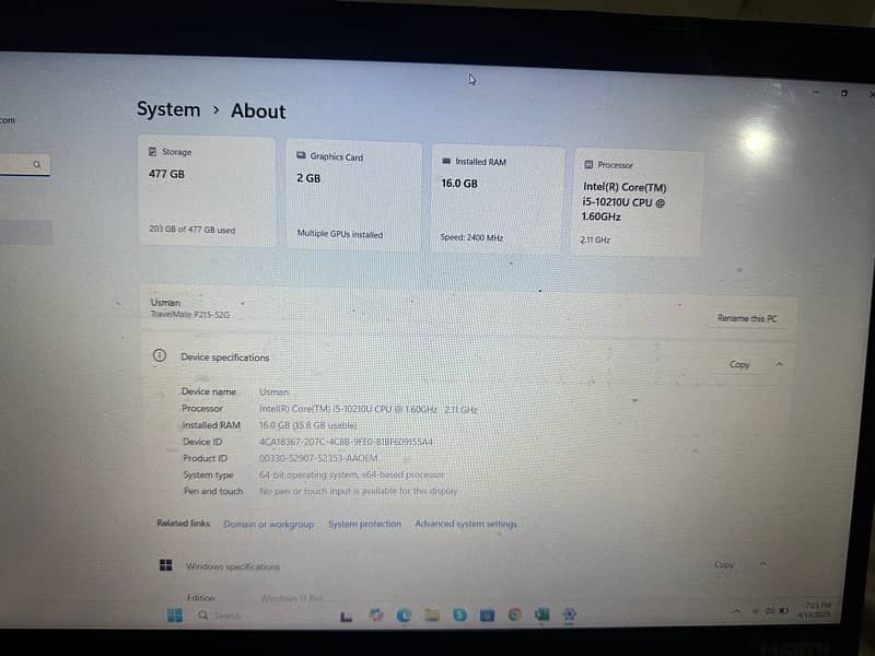 i5 10th generation Laptop 0