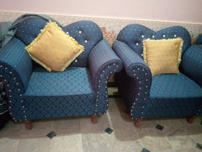 sofa set 5 setar condition 10/10 2