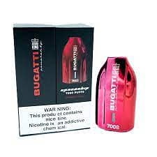 BUGATTI 7000 PUFFS AROMA KING DISPOSABLE VAPE NICOTINE 50% 9