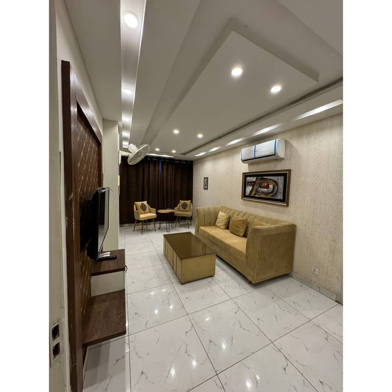 1 Bed Furnished Apartment For Rent In Sector E Bahria Town Lahore 0