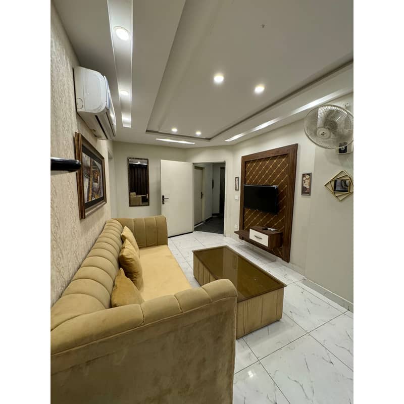 1 Bed Furnished Apartment For Rent In Sector E Bahria Town Lahore 1