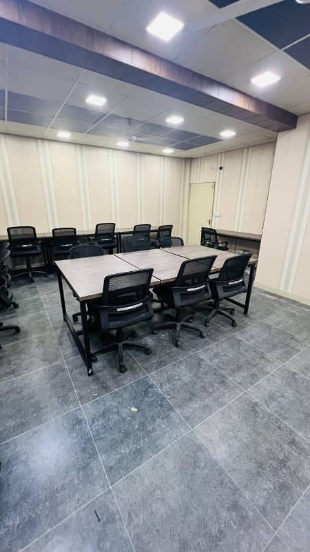 Furnished office for rent in Model town for software house +call centre and visa setup 0
