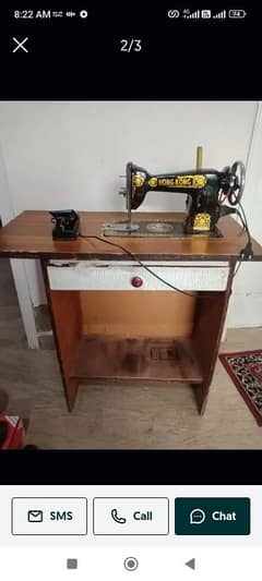 jhola , sewing machine table