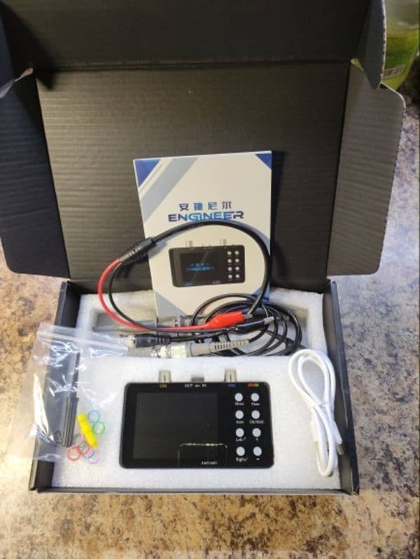 Electrictronics Oscilloscope 10Mhz 50M/ch 2 Channel SCO2 with probes 4