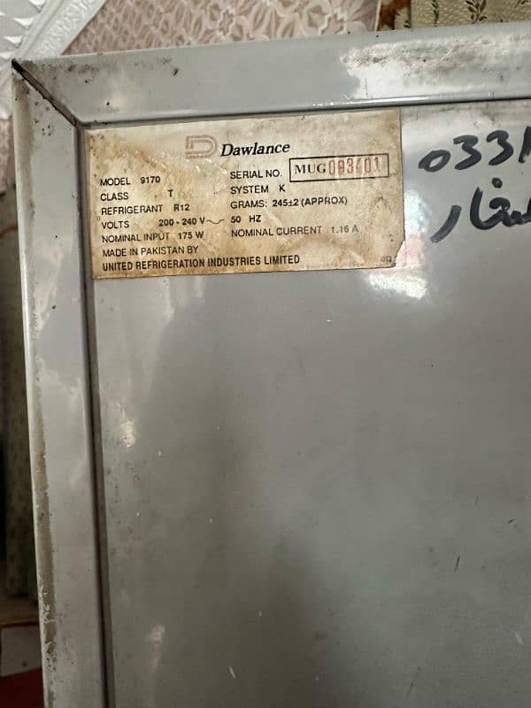 Dawlance Refrigerator Model 9170With Stabilizer TOOBA Company 10