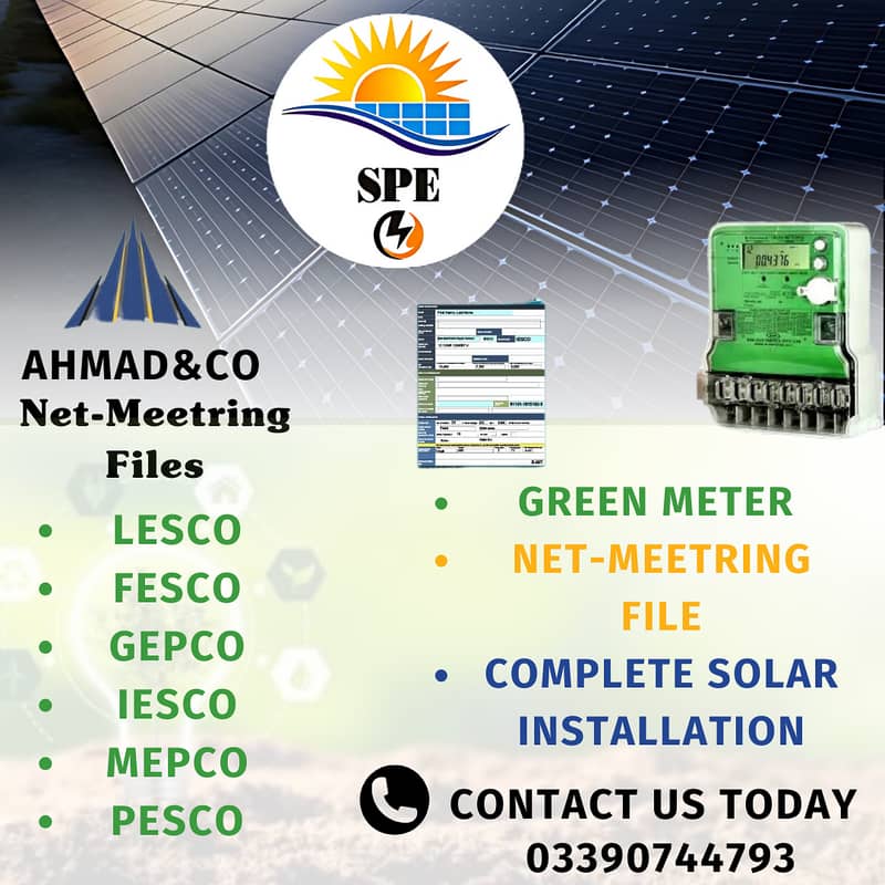 Solar Plates, 585 W,  Net Metering ,  Solar inverter, Solar System 1