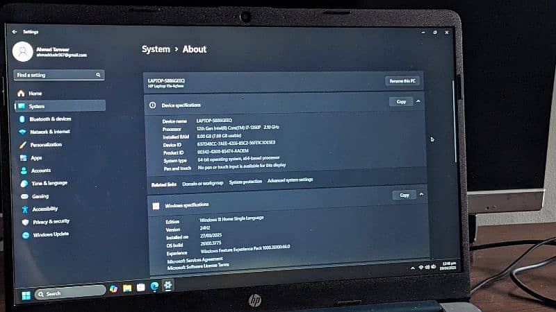 i7 12th Gen HP laptop. 1