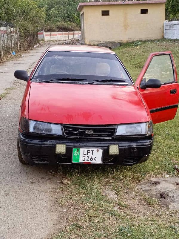 Hyundai Excel 1993 Lahore number biometric available 1