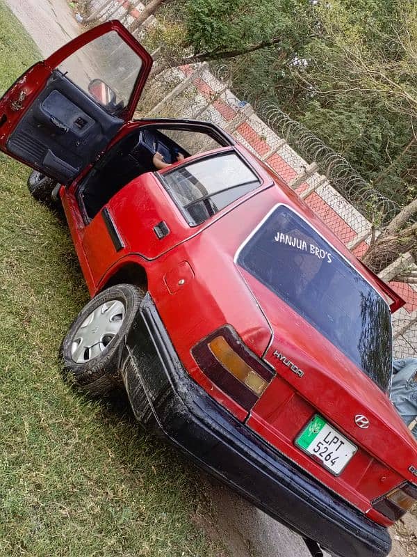 Hyundai Excel 1993 Lahore number biometric available 7