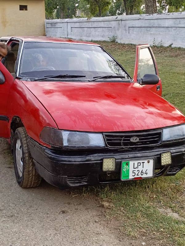 Hyundai Excel 1993 Lahore number biometric available 8