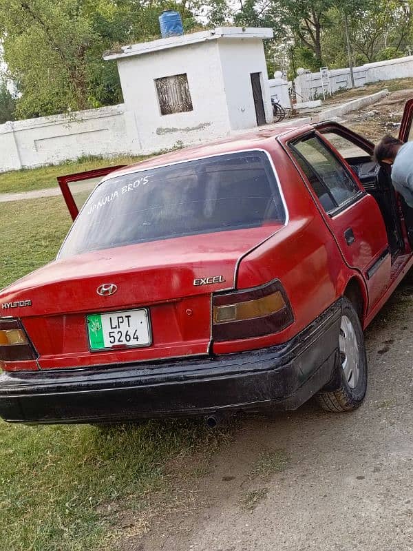 Hyundai Excel 1993 Lahore number biometric available 9