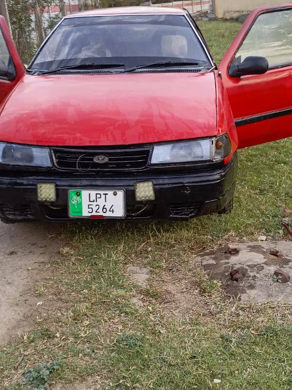 Hyundai Excel 1993 Lahore number biometric available 15