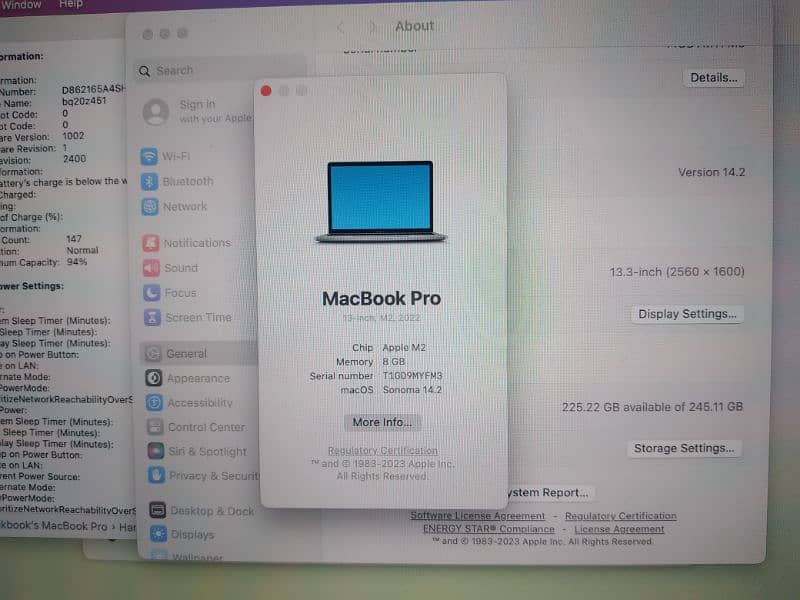 Macbook Pro M2, 13", (8/256) Good Condition 1