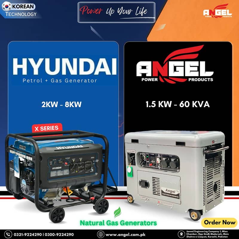 Generator | industrial generator | portale generator | Hyundai | Angel 0