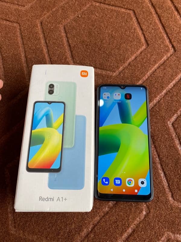 Redmi A1+ 2gb 32gb Pta approved phone with box just box open 3
