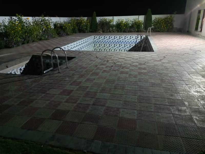Spacious 4 Kanal Farmhouse with Pool Available for Rent in Secure Society 2