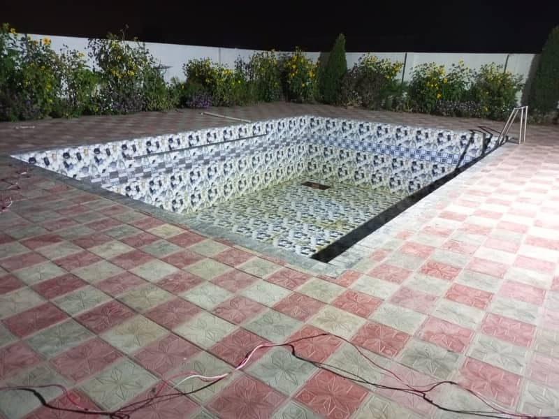 Spacious 4 Kanal Farmhouse with Pool Available for Rent in Secure Society 10