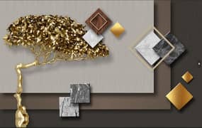 3D Flex wallpaper/3D Wallpaper/Waterproof Sheet