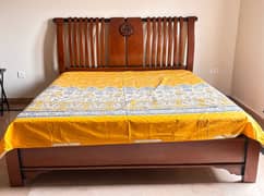 Almost new king size bed 38k