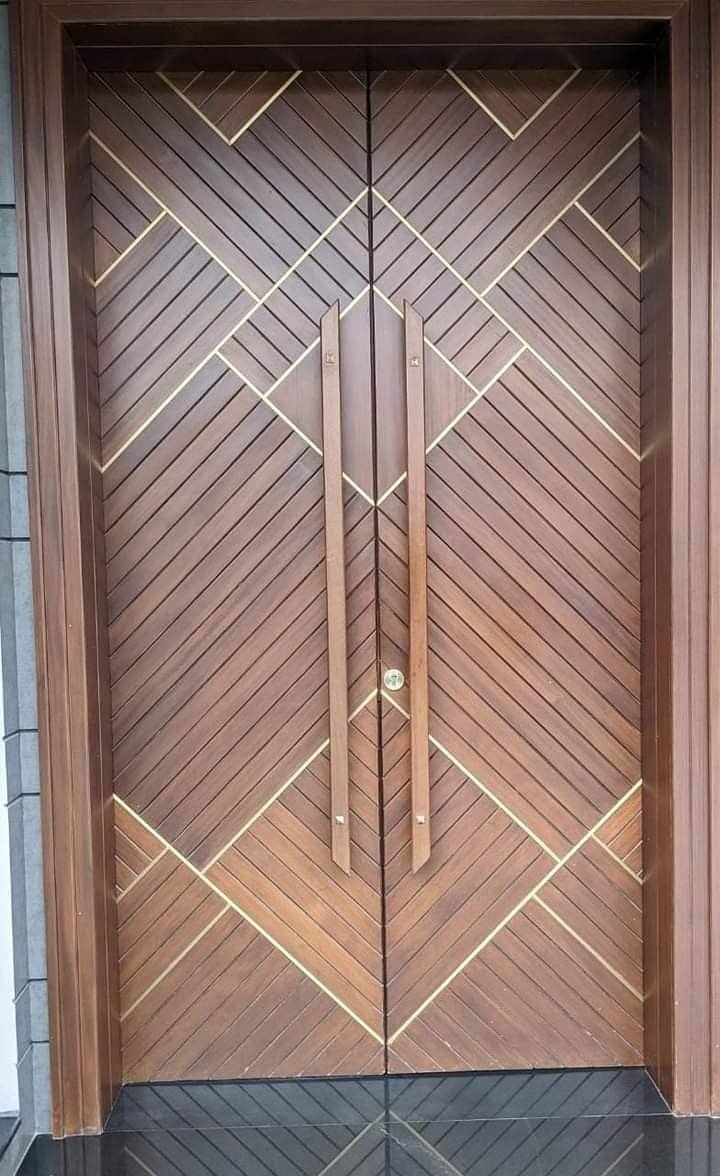 Solid Wood Door-Semi Solid-Engineering-Malaysian Panel /Ash/Fiber Door 2