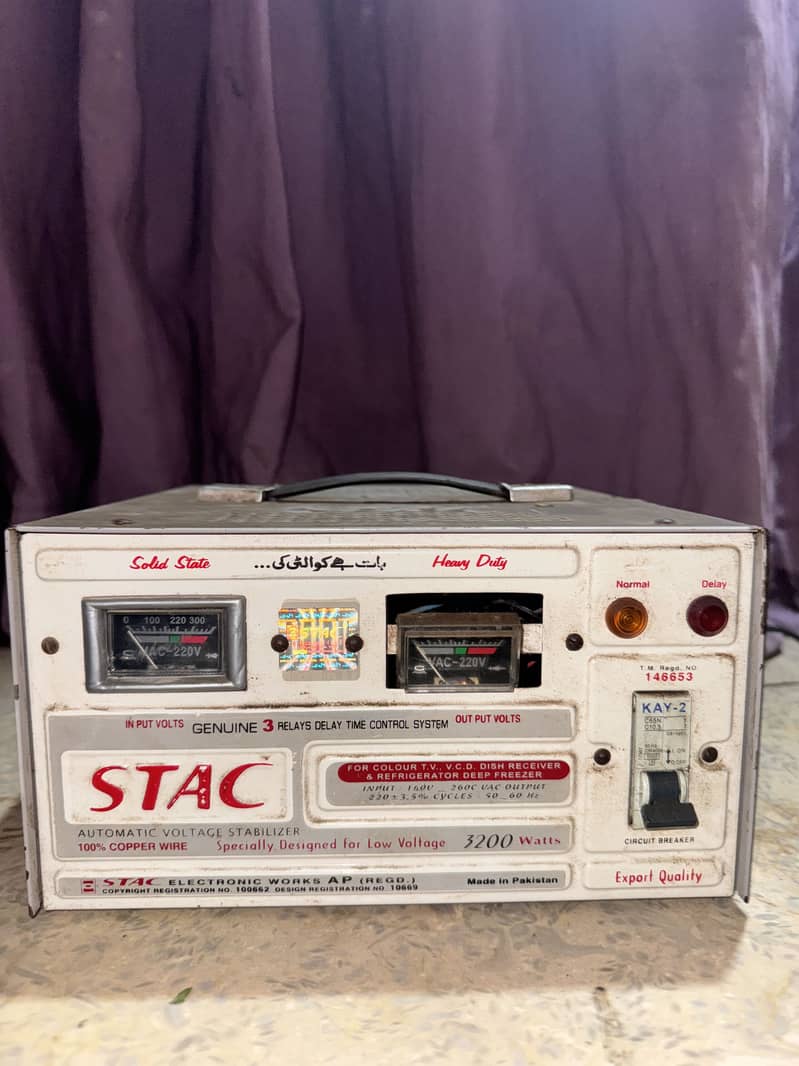 Stabilizer stac 3200 watts 0