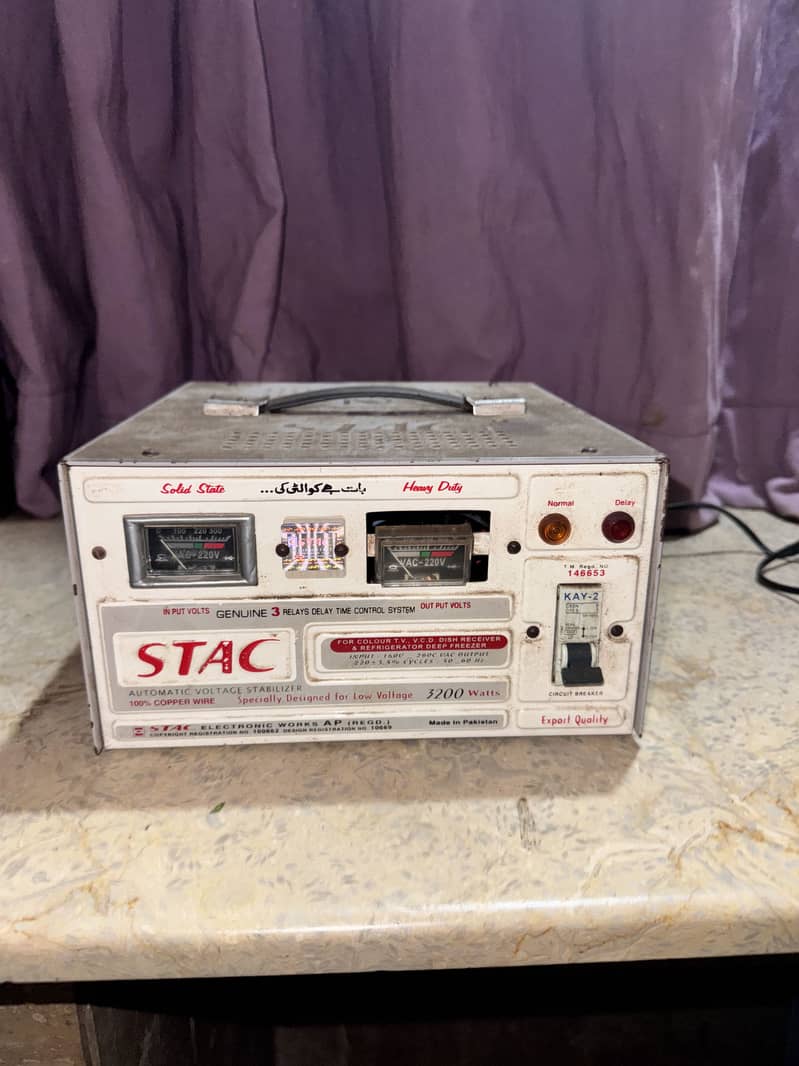 Stabilizer stac 3200 watts 2
