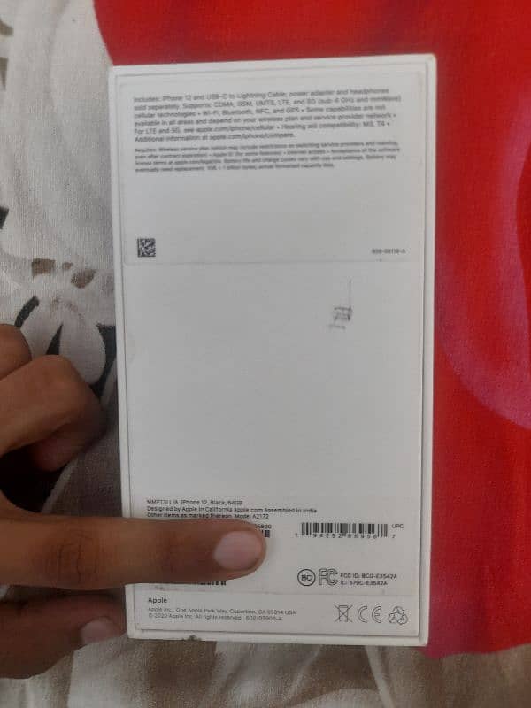 Iphone 12 64jv With Box 9