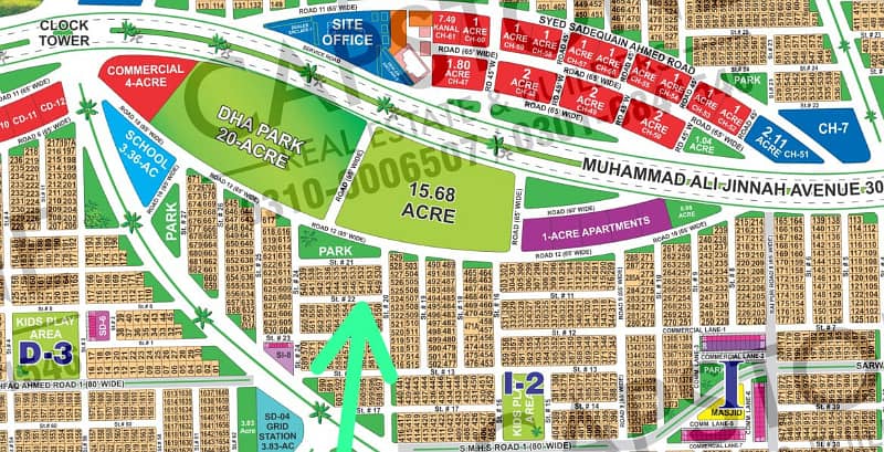 Prime 1 Kanal Residential Plot in Sector I Plot # | Ideal for Living & Investment 0